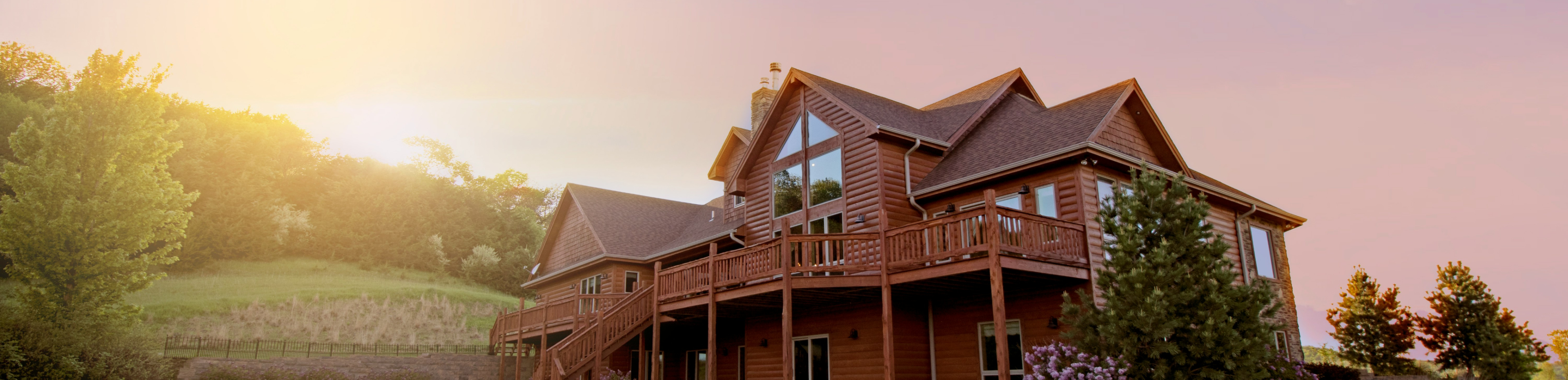 wood-house-sunset